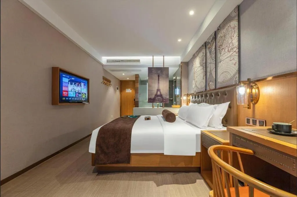 Bed in James Joyce Coffetel Hefei University of Technology