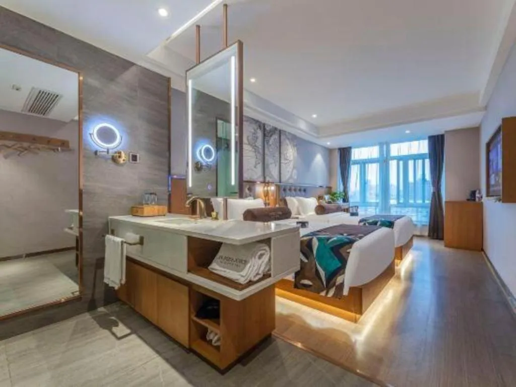 Bed in James Joyce Coffetel Hefei University of Technology