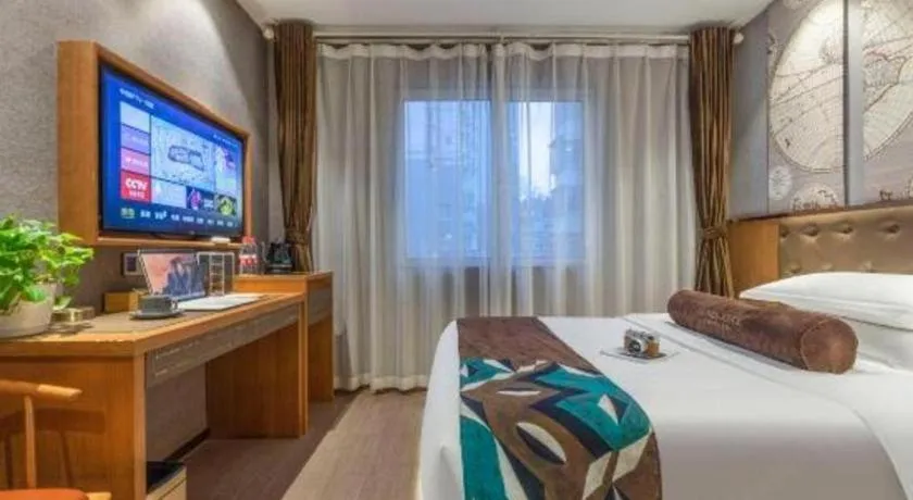 Bed in James Joyce Coffetel Hefei University of Technology