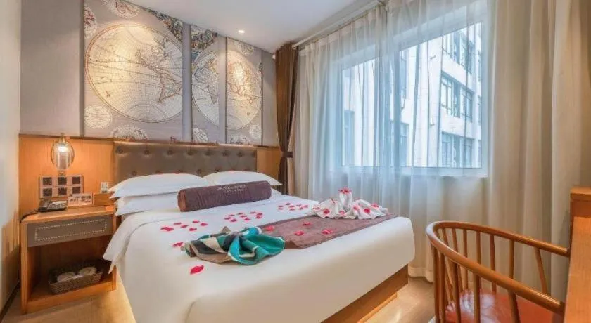 Bed in James Joyce Coffetel Hefei University of Technology