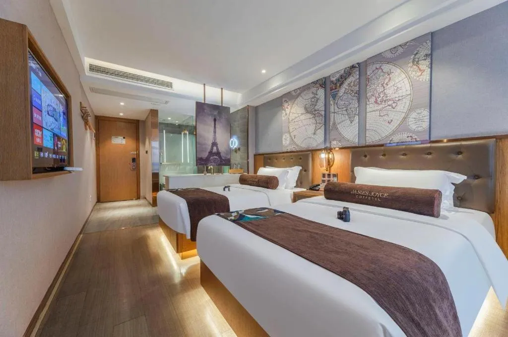 Bed in James Joyce Coffetel Hefei University of Technology