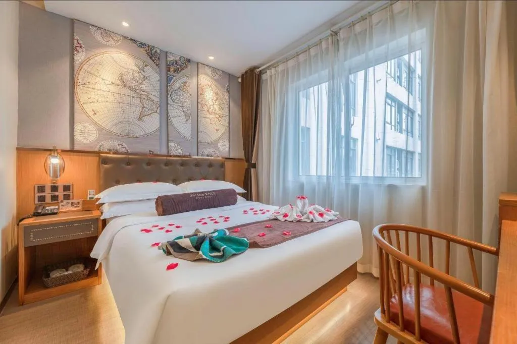 Bed in James Joyce Coffetel Hefei University of Technology