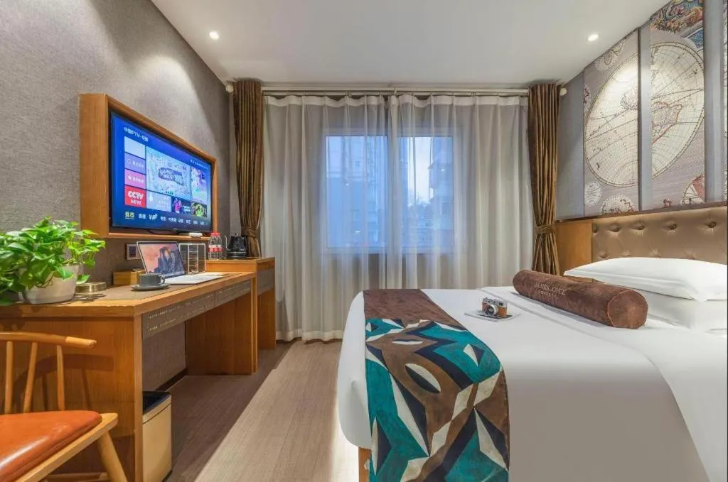 Bed in James Joyce Coffetel Hefei University of Technology