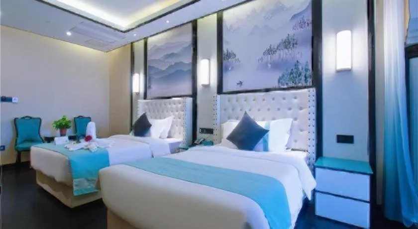 Bed in Xana Hotelle·Suzhou Shilu Shantang Street Scenic Spot