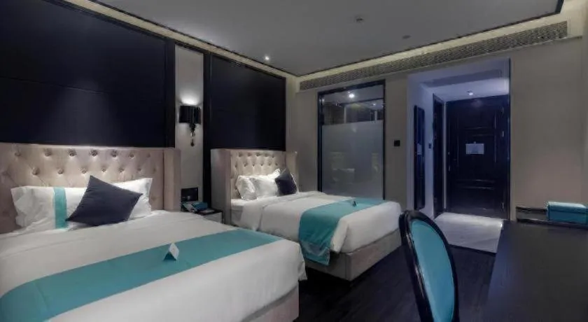 Bed in Xana Hotelle·Suzhou Shilu Shantang Street Scenic Spot