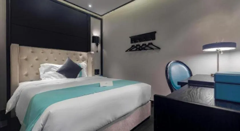 Bed in Xana Hotelle·Suzhou Shilu Shantang Street Scenic Spot