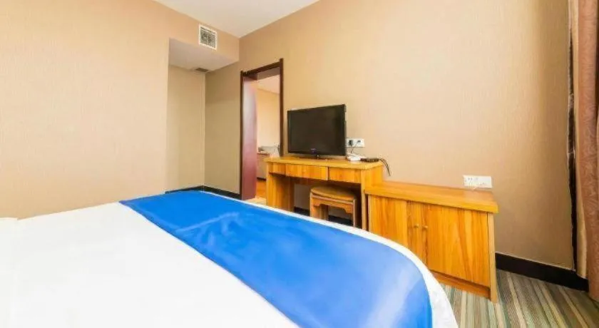 Bed in PAI Hotel Huayin Huashan Mountain Scenic Spot Ancient Street