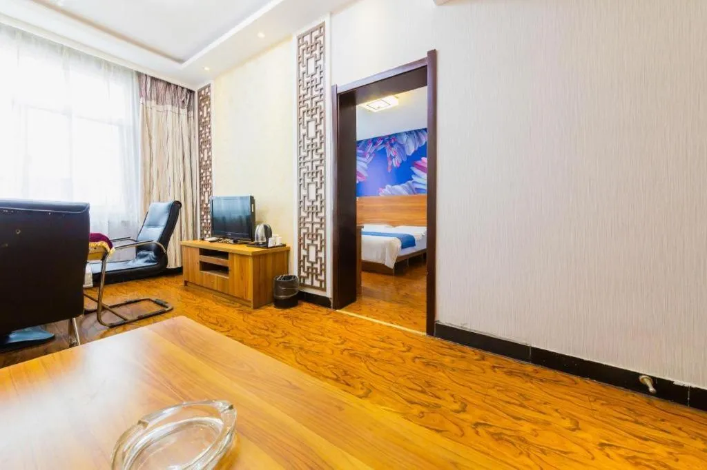 Bed in PAI Hotel Huayin Huashan Mountain Scenic Spot Ancient Street