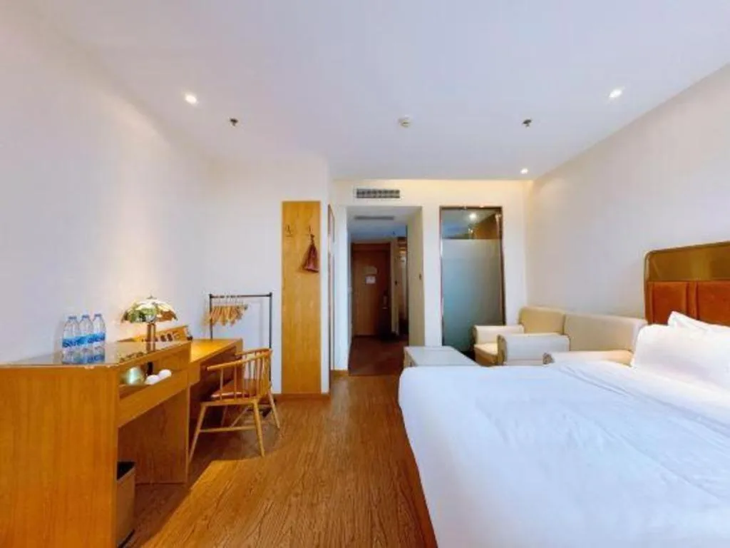 Bed in James Joyce Coffetel Beijing South Station Guang'anmen You'an Hospital