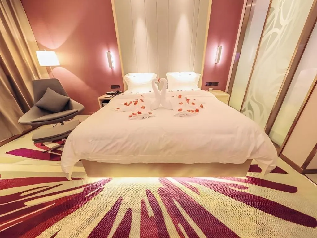 Bed in Lavande Hotel·Yichun Wanda, High Speed Railway Station