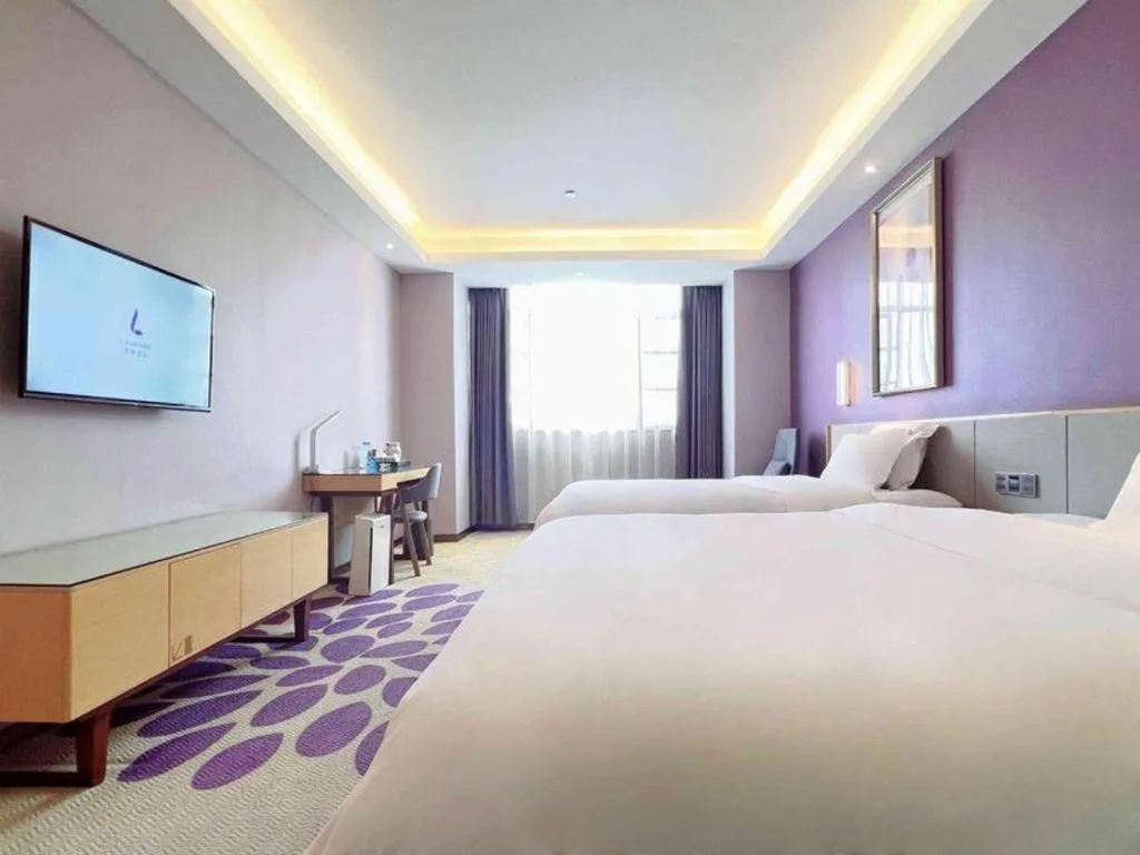 Bed in Lavande Hotel·Yichun Wanda, High Speed Railway Station