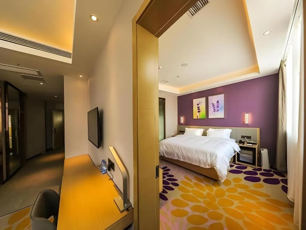 Bed in Lavande Hotel·Yichun Wanda, High Speed Railway Station