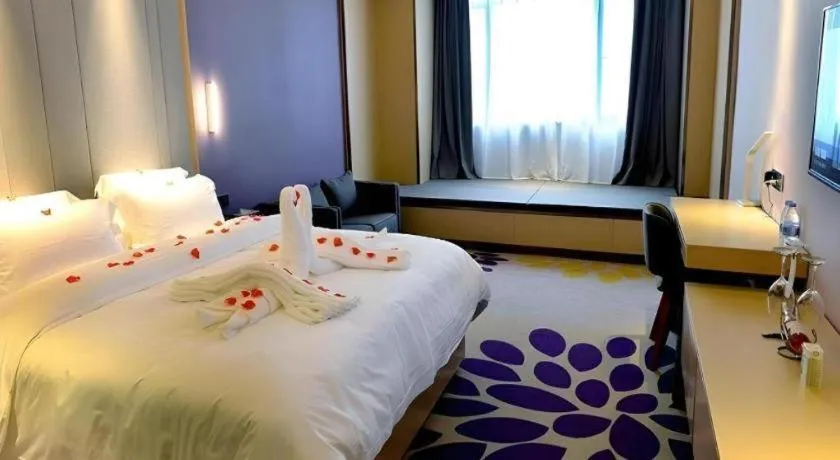 Bed in Lavande Hotel·Yichun Wanda, High Speed Railway Station