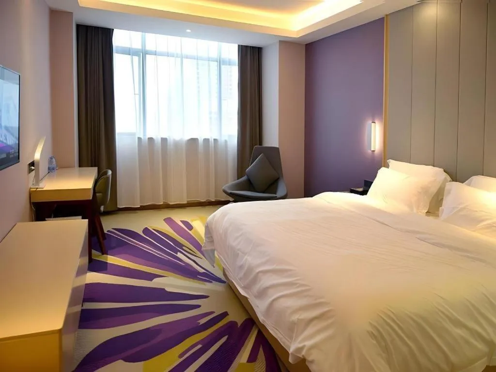 Bed in Lavande Hotel·Yichun Wanda, High Speed Railway Station