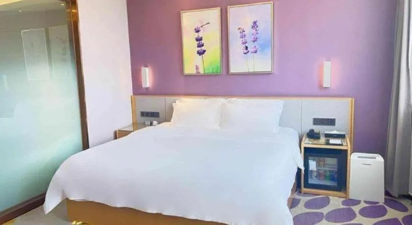 Bed in Lavande Hotel·Yichun Wanda, High Speed Railway Station