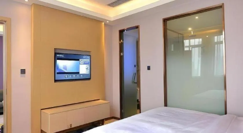 Bed in Lavande Hotel·Yichun Wanda, High Speed Railway Station
