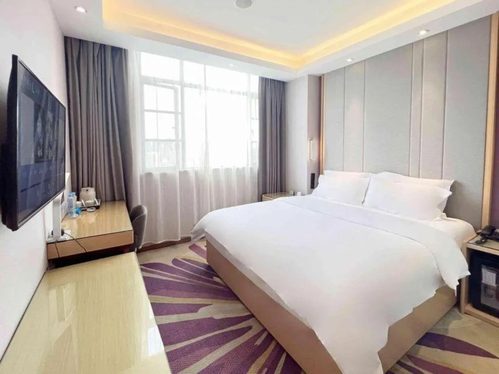 Bed in Lavande Hotel·Yichun Wanda, High Speed Railway Station