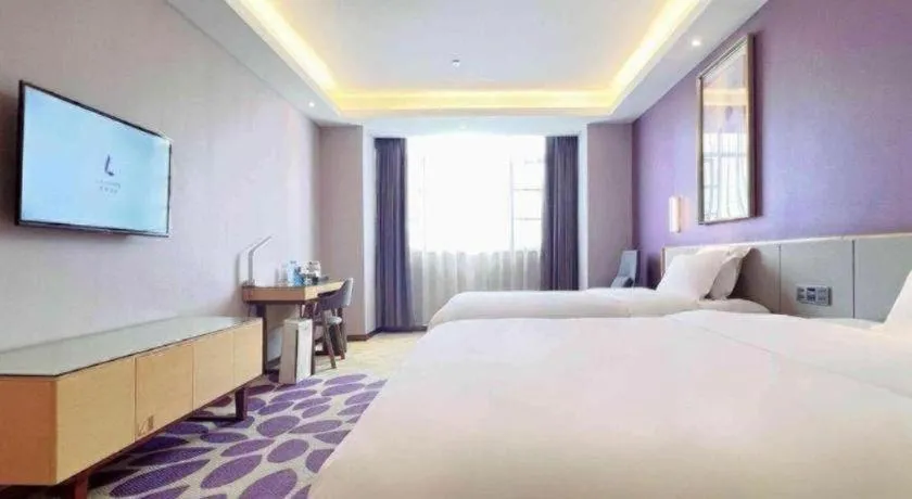 Bed in Lavande Hotel·Yichun Wanda, High Speed Railway Station