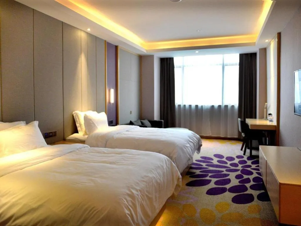 Bed in Lavande Hotel·Yichun Wanda, High Speed Railway Station