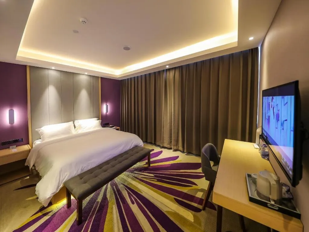 Bed in Lavande Hotel·Yichun Wanda, High Speed Railway Station