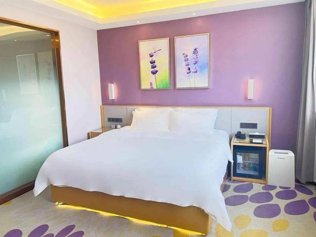 Bed in Lavande Hotel·Yichun Wanda, High Speed Railway Station