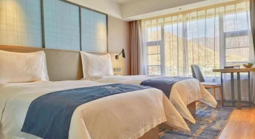 Bed in Echarm Hotel Lhasa Potala Palace