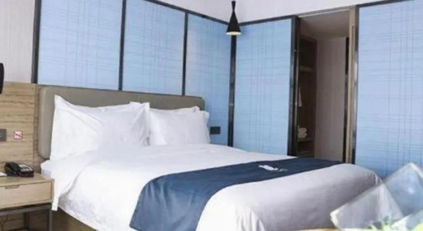 Bed in Echarm Hotel Lhasa Potala Palace