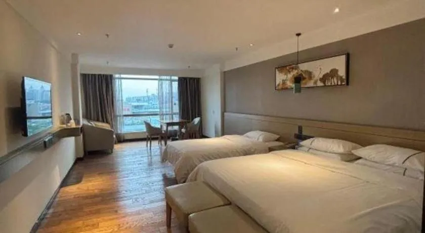 Bed in City Comfort Inn Guangzhou Panyu Qiaonan Aoyuan Plaza