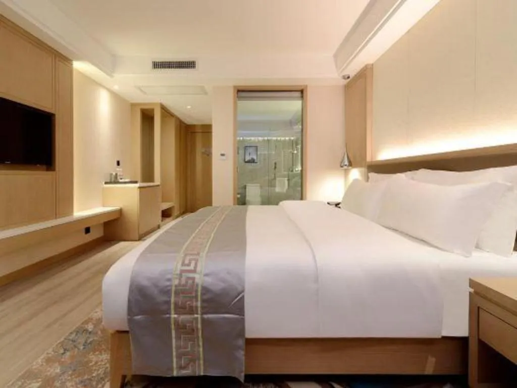 Bed in Borrman Hotel Guiyang Guanshanhu International Conference Center Metro Station