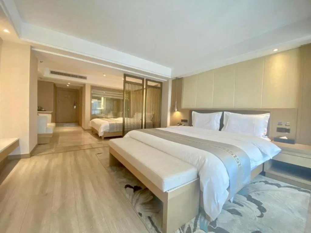 Bed in Borrman Hotel Guiyang Guanshanhu International Conference Center Metro Station