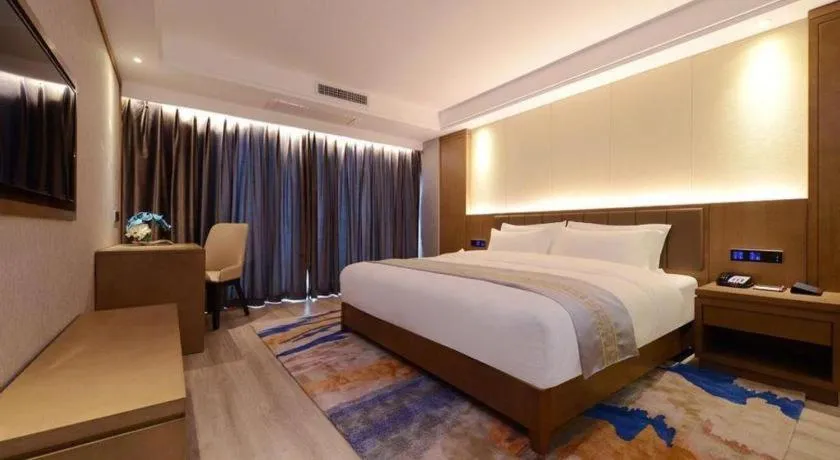 Bed in Borrman Hotel Guiyang Guanshanhu International Conference Center Metro Station