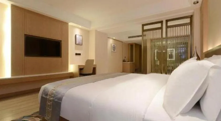 Bed in Borrman Hotel Guiyang Guanshanhu International Conference Center Metro Station