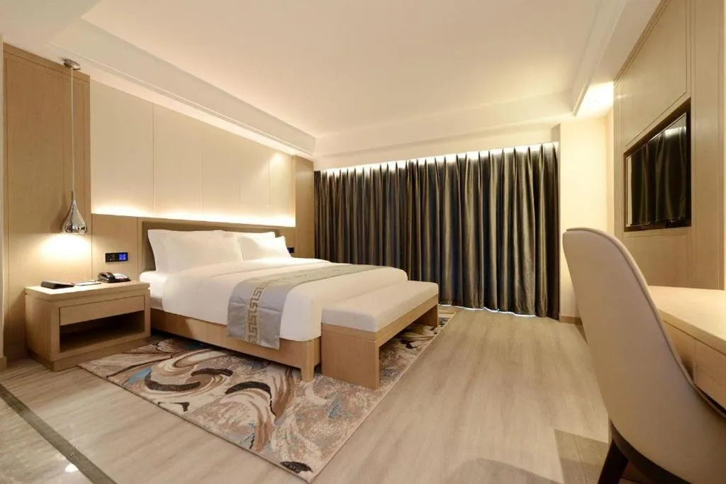 Bed in Borrman Hotel Guiyang Guanshanhu International Conference Center Metro Station