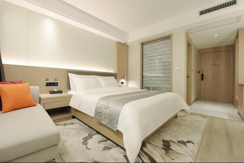 Bed in Borrman Hotel Guiyang Guanshanhu International Conference Center Metro Station