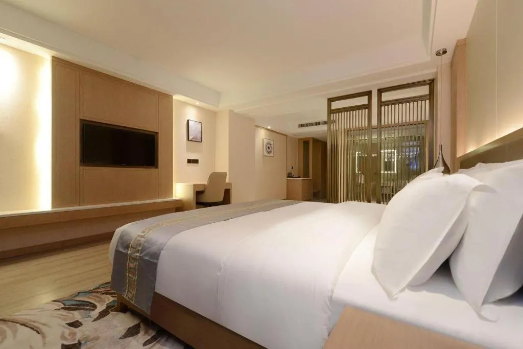 Bed in Borrman Hotel Guiyang Guanshanhu International Conference Center Metro Station