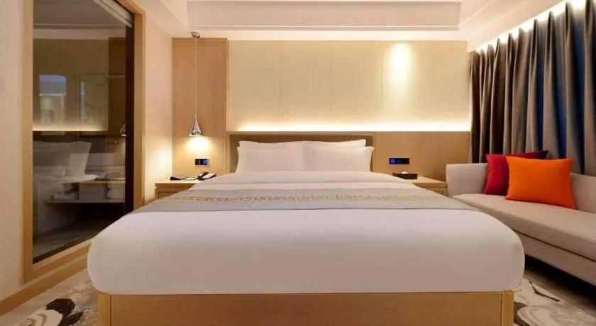 Bed in Borrman Hotel Guiyang Guanshanhu International Conference Center Metro Station