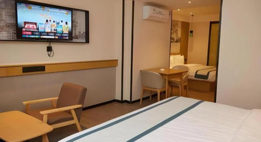 Bed in City Comfort Inn Guangzhou Shisanhang Shangxiajiu Pedestrian Street 1st Branch