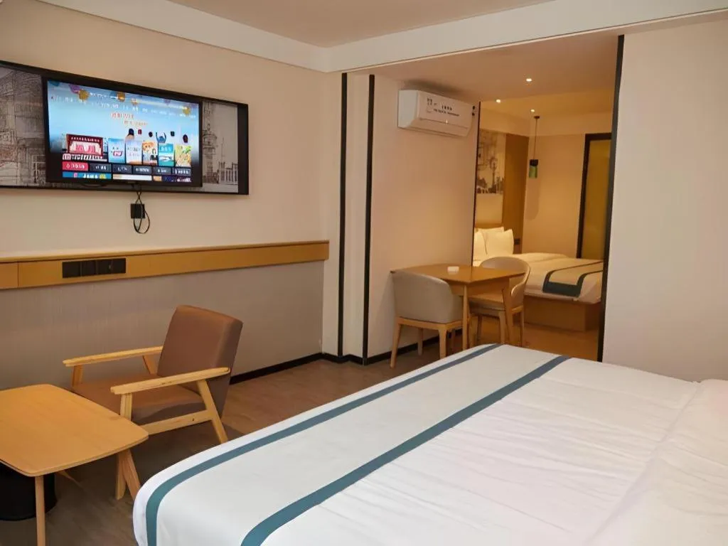 Bed in City Comfort Inn Guangzhou Shisanhang Shangxiajiu Pedestrian Street 1st Branch