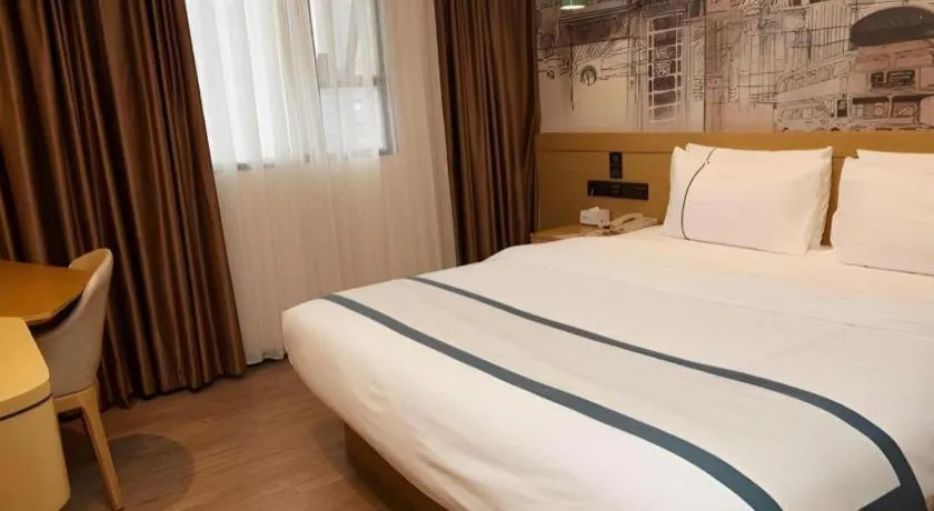 Bed in City Comfort Inn Guangzhou Shisanhang Shangxiajiu Pedestrian Street 1st Branch