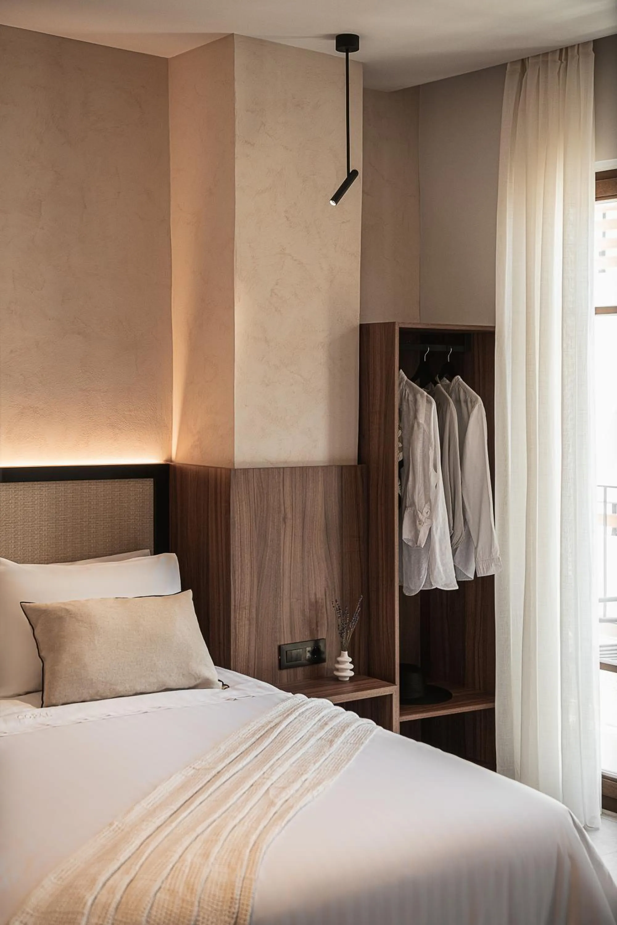 wardrobe, Bed in Copal Simple Staying