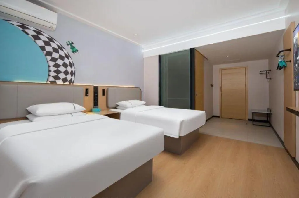 Bed in City Comfort Inn Wuhan Hankou Jiangtan
