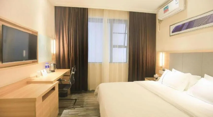 Bed in City Comfort Inn Guangzhou Tianhe District Tangxia Exhibition Center