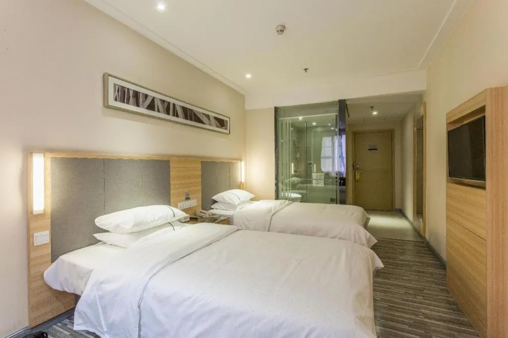 Bed in City Comfort Inn Guangzhou Tianhe District Tangxia Exhibition Center