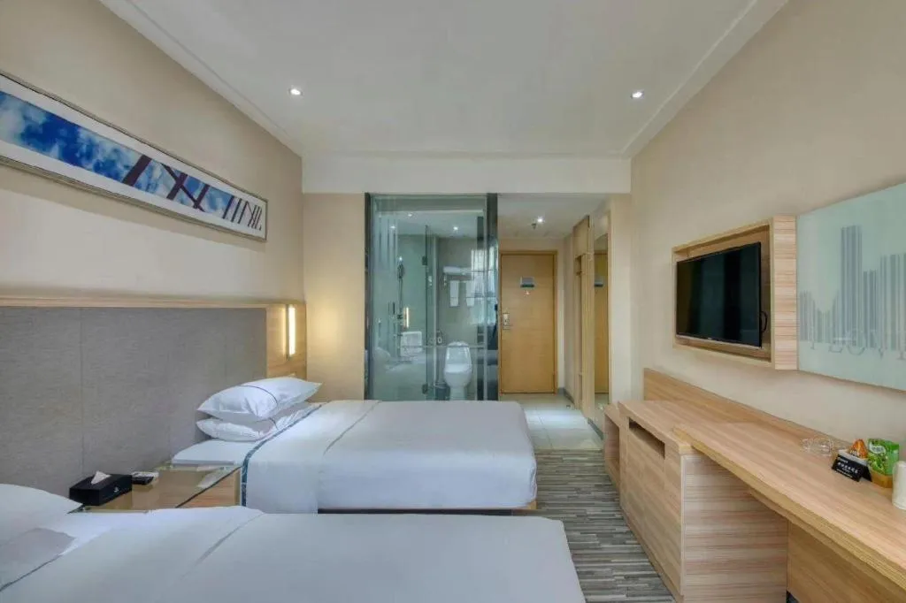 Bed in City Comfort Inn Guangzhou Tianhe District Tangxia Exhibition Center