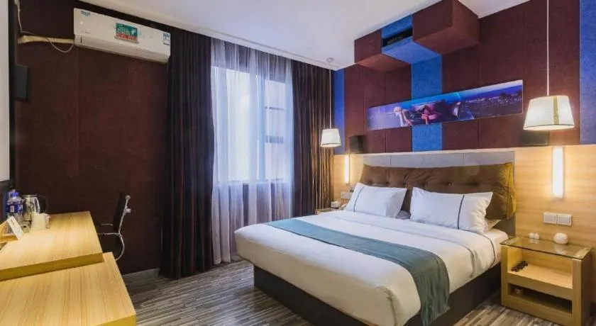 Bed in City Comfort Inn Guangzhou Tianhe District Tangxia Exhibition Center