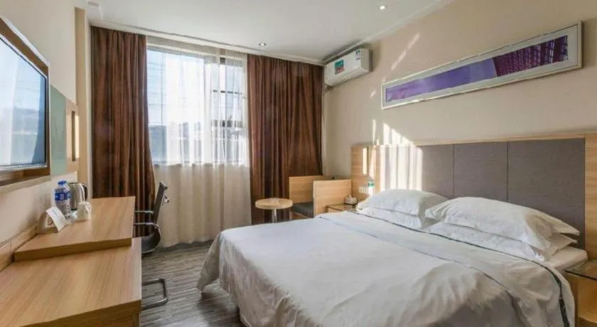 Bed in City Comfort Inn Guangzhou Tianhe District Tangxia Exhibition Center