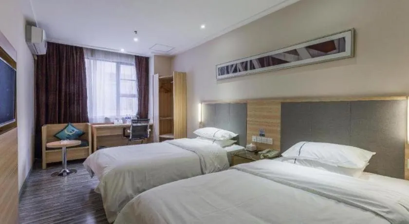 Bed in City Comfort Inn Guangzhou Tianhe District Tangxia Exhibition Center