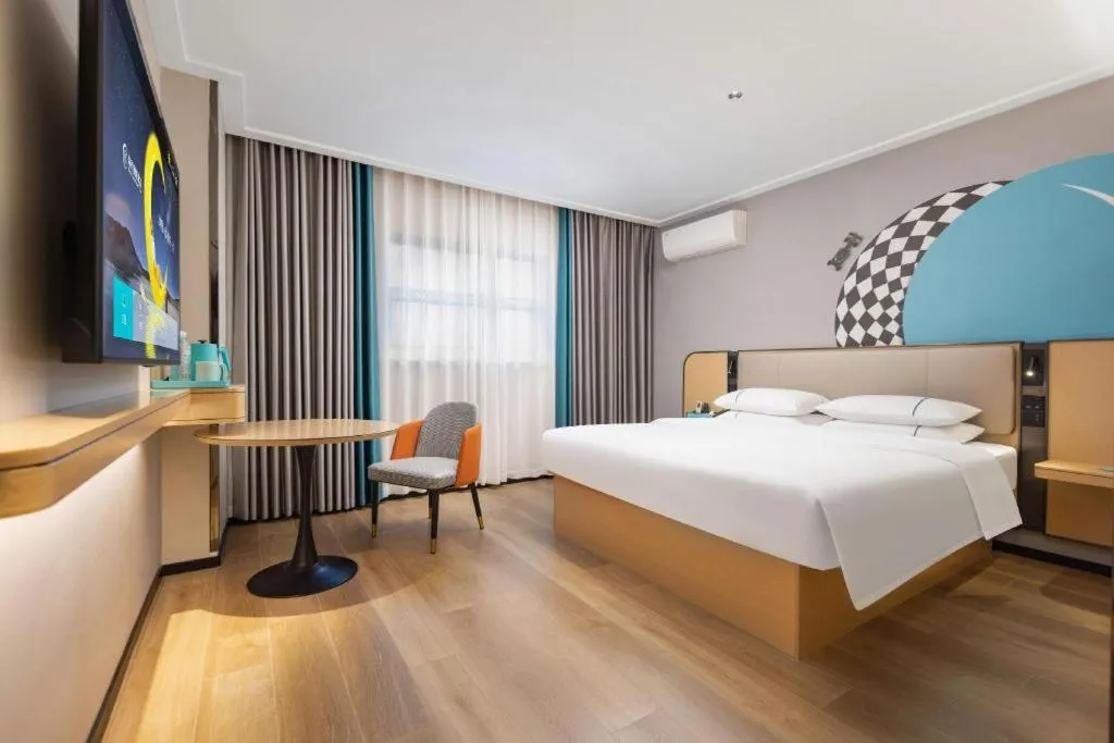 Bed in City Comfort Inn Wuhan Jinyinhu Garden Expo Park