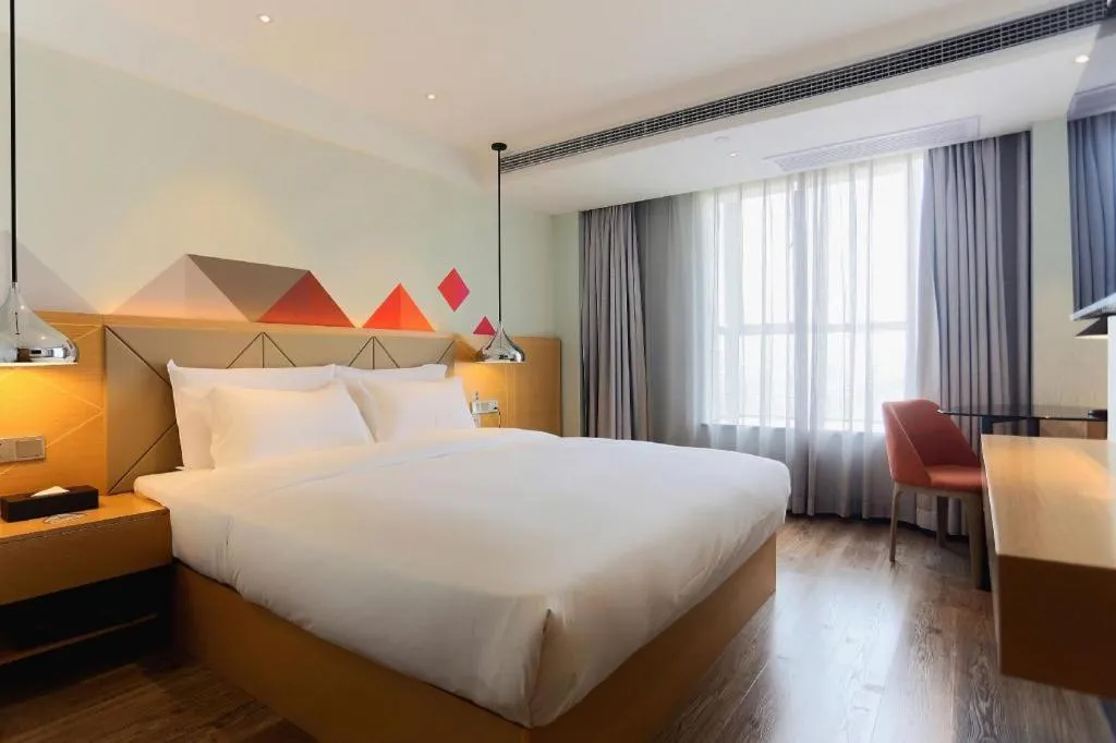 Bed in Borrman Hotel Puning International Commodity City Wantaihui