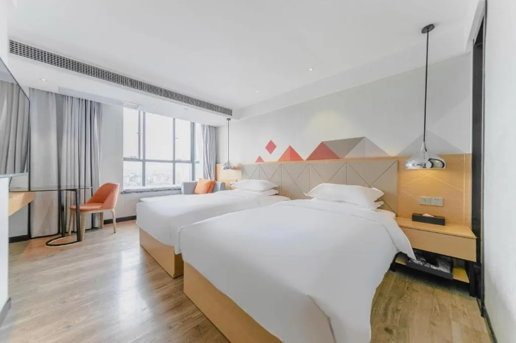 Bed in Borrman Hotel Puning International Commodity City Wantaihui